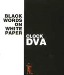 Clock DVA - Black words on white paper - Clock DVA
