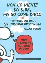 Claudio Nutrito Non ho niente da dire, ma so come dirlo immagine non disponibile