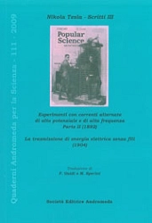 Nikola Tesla, traduzione di F.Guidi, M.Sperini Nikola Tesla - scritti 3 immagine non disponibile