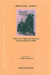 Nikola Tesla, traduzione di F.Guidi, M.Sperini Nikola Tesla - scritti 5 immagine non disponibile