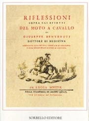 Dr. Giuseppe Benvenuti Riflessioni sopra gli effetti del moto a cavallo immagine non disponibile
