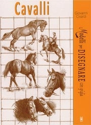 Giovanni Civardi - Cavalli - modelli per disegnare con griglia