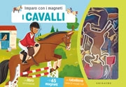 a.a.v.v. Imparo con i magneti - i cavalli immagine non disponibile