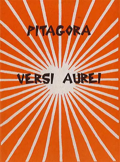 Pitagora - Versi aurei