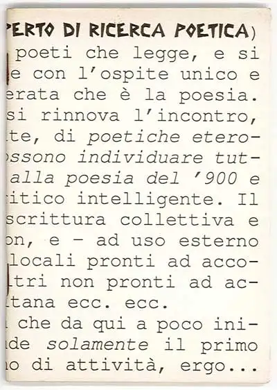 A.A.V.V. - LARP laboratorio aperto di ricerca poetica